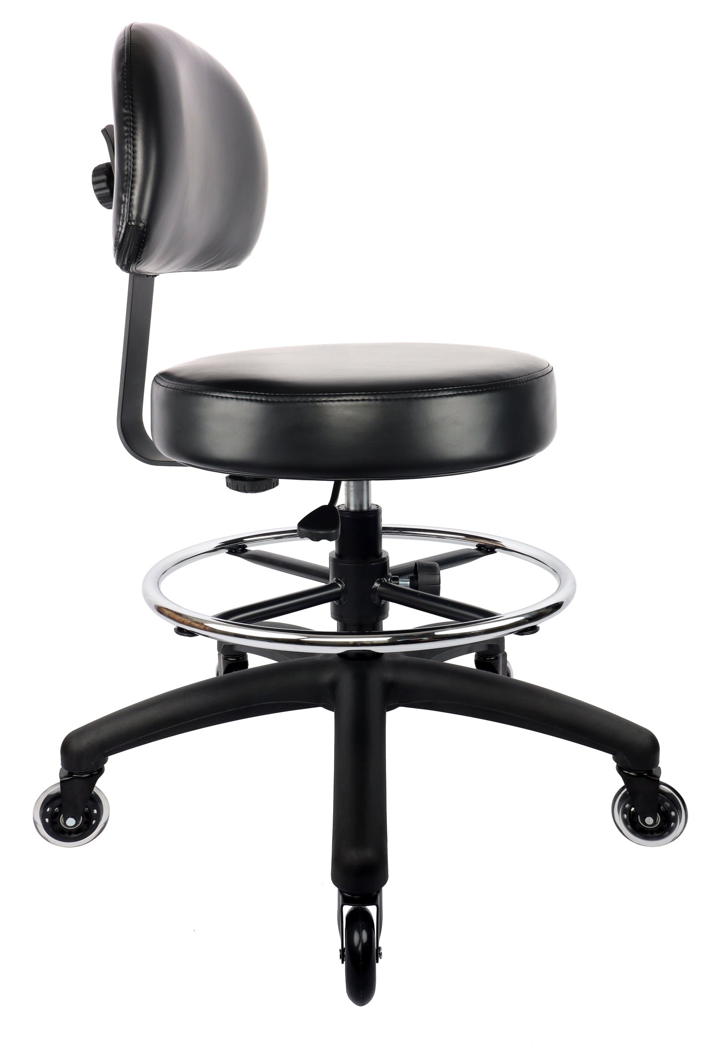 Round adjustable store chair